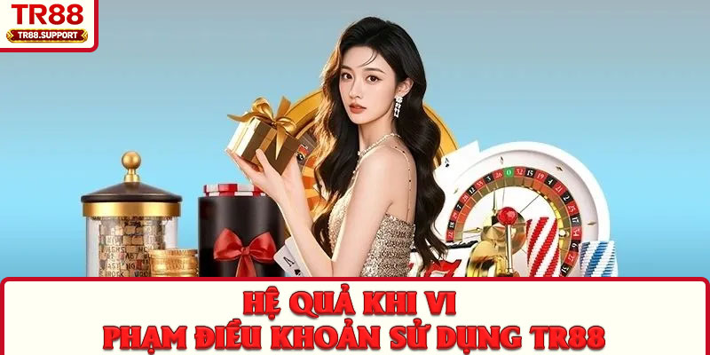 Hệ quả khi vi phạm điều khoản sử dụng TR88